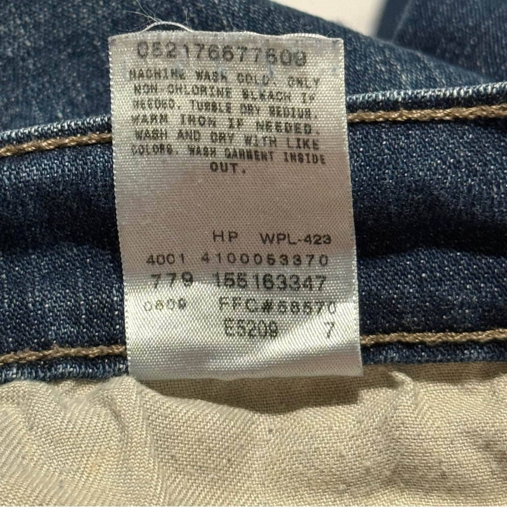 Women’s Levi's 515 blue Indigo Straight Jeans size 6 - Picture 11 of 16